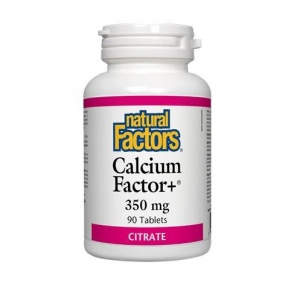 Natural Factors 네츄럴 팩터스 - Calcium Factor Citrate 칼슘 팩터 구연산염 350mg 90tabs
