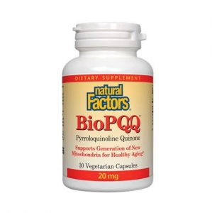 Natural Factors 내추럴 팩터스 - BioPQQ Pyrroloquinoline Quinone 피롤로퀴논 30vcaps