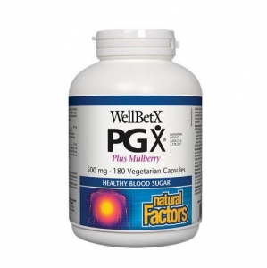 Natural Factors 내추럴 팩터스 - WellBetx PGX Plus Mulberry (천연 식욕 억제제) 180vcaps
