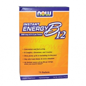 Now Foods -  B12 Instant Energy Packets 2000mcg  - 나우 푸드 - B12 인스턴트 에너지 패킷  -1박스 75개