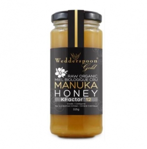 Wedderspoon  - 100% Raw Organic Manuka Honey KFactor 12 325G