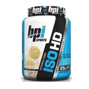 BPI Sports - ISO HD Protein Vanilla Cookie - 비피아이 스포츠 -  ISO HD 프로틴 파우더 바닐라 쿠키 맛 - 1.6lb