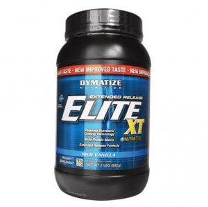 Dymatize  - Elite XT Xtended Release Protein /Rich Vanilla - 2lb - 다이마타이즈 - 엘리트 XT 익스텐디드 릴리즈 단백질 파우더/ 리치 바닐라 맛 - 2파운드