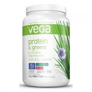Vega Protein &amp; Greens Natural 베가 단백질 &amp; 채소 내추럴 맛 586G (식사 대용)