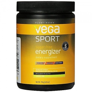 Vega Sport Pre-Workout Energizer Sugar-Free Lemon Lime 베가 스포츠 운동전 마시는 에너자이저 무설탕 레몬라임 맛 136G