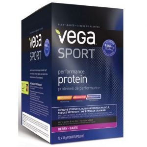 Vega Sport Performance Protein Berry 베가 스포츠 퍼포먼스 프로틴 베리 맛 12x34g