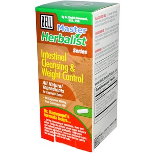 Bell - INTESTINAL CLEANSING &amp; WEIGHT CONTROL #10 60caps