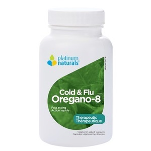 Platinum Natural (플레티넘 네츄럴) - OREGANO-8 COLD AND FLU - 30 CAPSULES(오레가노-8 감기와 독감)