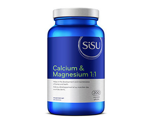 SISU - 시수 CALCIUM &amp; MAGNESIUM 1:1 WITH D3 (칼슘 &amp; 마그네슘 1:1 D3) 300캡슐