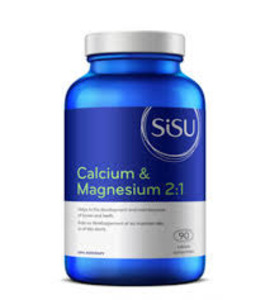 SISU - 시수 CALCIUM &amp; MAGNESIUM 2:1 WITH D2 (칼슘&amp;마그네슘 2:1,D2) 90정