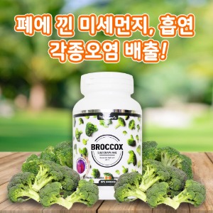 ★PNC - 브로콕스 미세먼지 중금속배출 설포라판 20배 90정 폐 건강 영양제