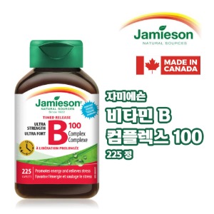 [자미에슨]비타민 B 컴플렉스 100 /225정- 에너지 생산, 신경계기능 강화!