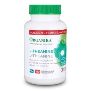 Organika (오가니카) 엘테아닌 (릴렉스,스트레스 완화) L theanine 225mg 90+20 Veggie Caps
