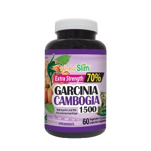 허벌슬림 가르시니아 1500 (70%) 750 mg 60 식물성 캡슐(식욕 억제/ 다이어트)