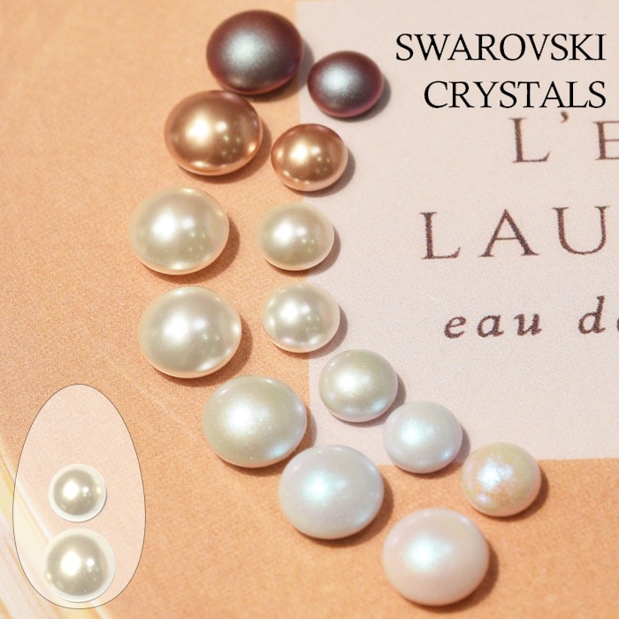 Natural Cultured Pearl 1/2 Cut Not Drilled 1mm 