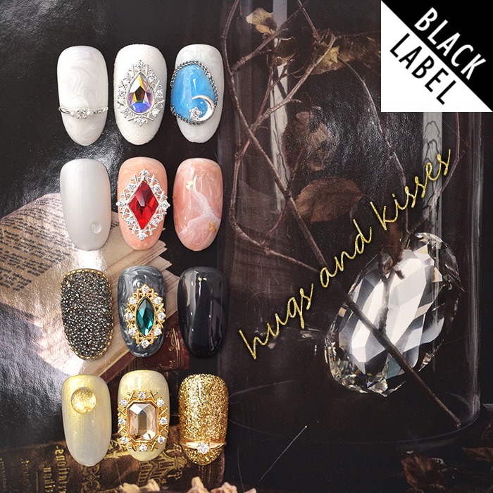 スワロフスキー専用フレームパーツ「XOXOフレーム」 4タイプ