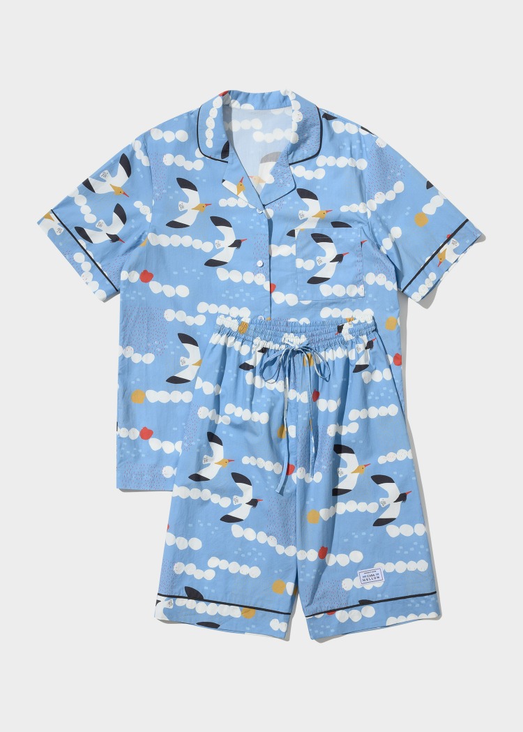 Dustine Pajama Sets(Cotton100% Bionwashing)