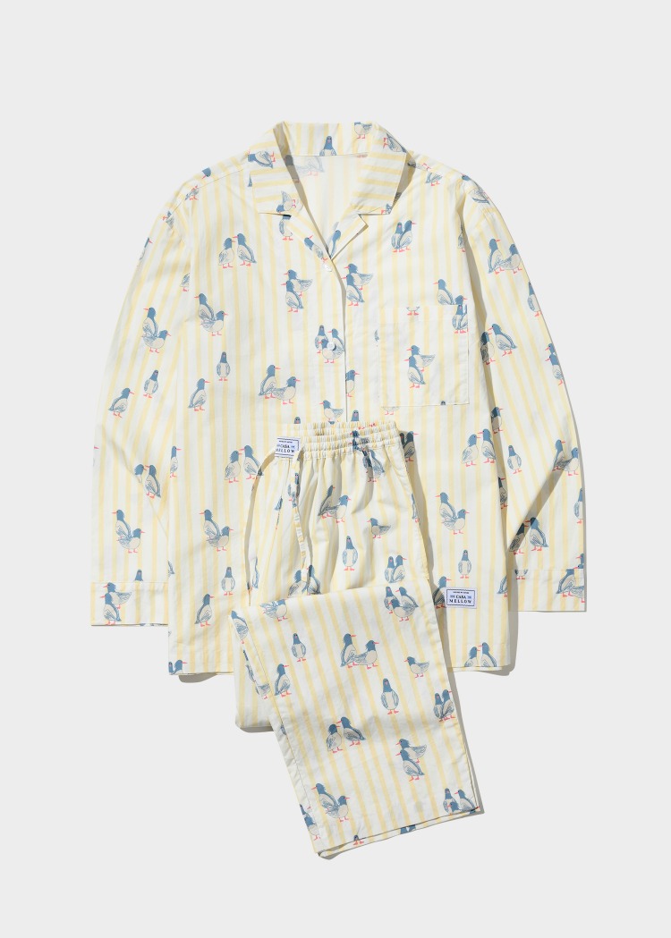 Blue Heaven Pajamas set(Cotton100% Biowashing)