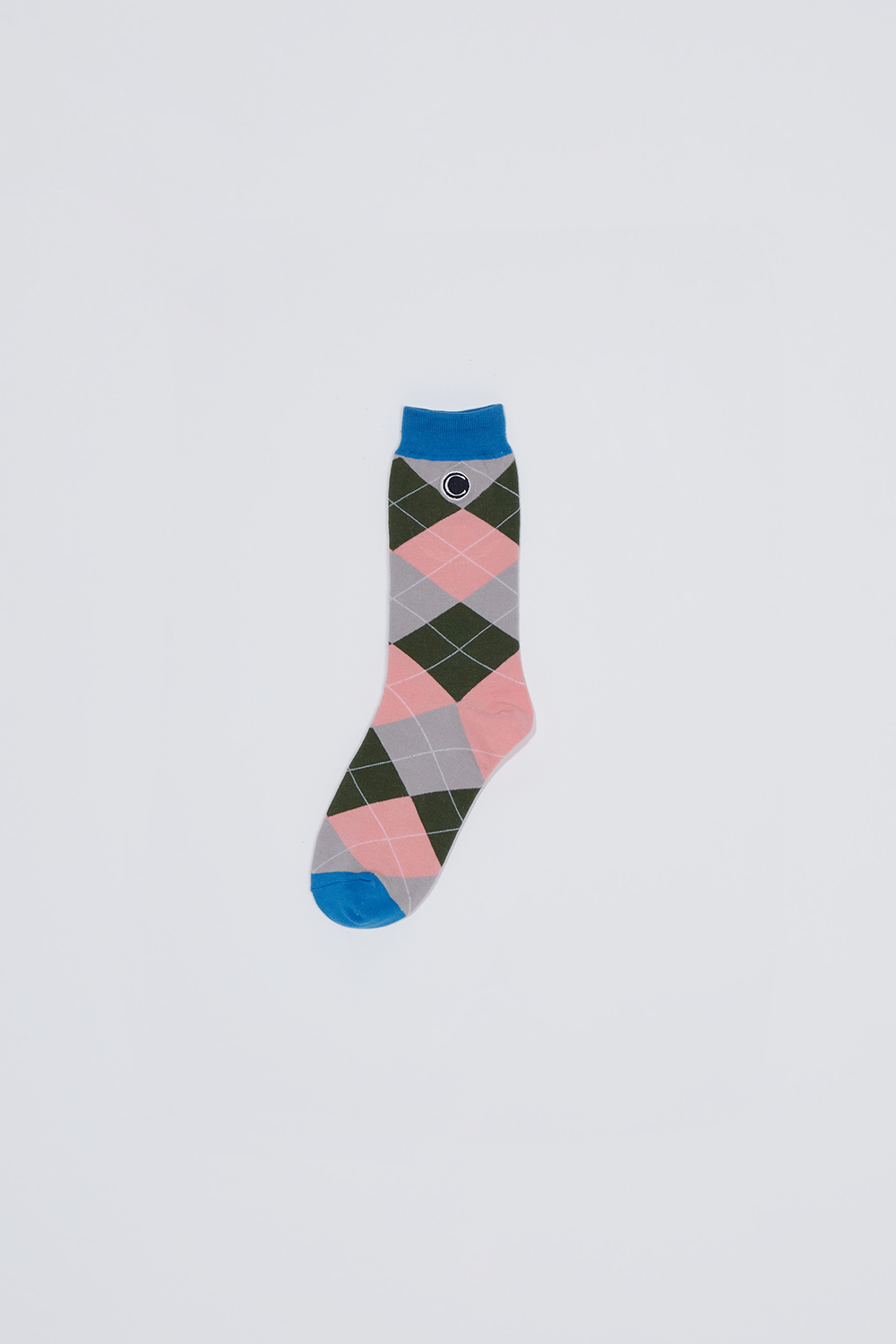Argyle socks_blue