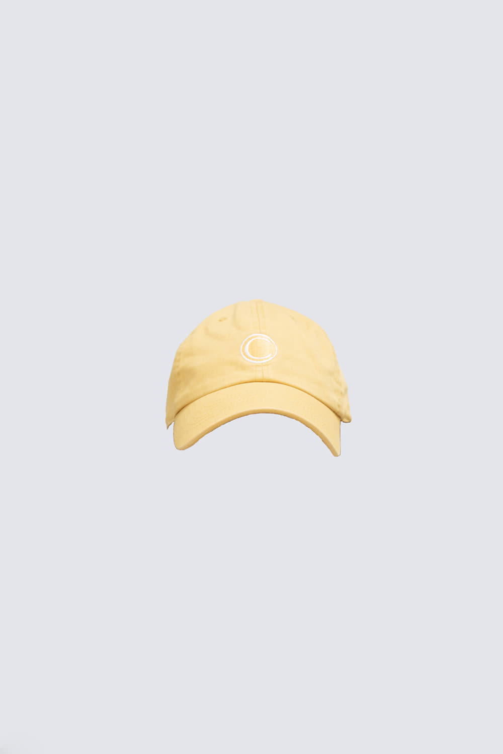 C-logo ball cap_yellow