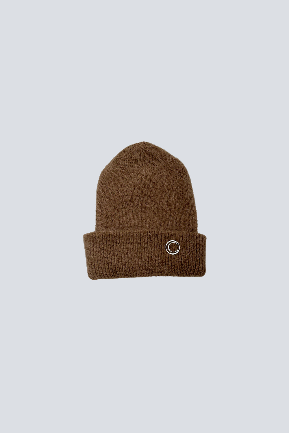 (Gift point product)Angora beanie_brown