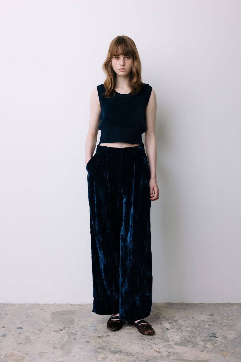 Seine Velvet Pants_blue