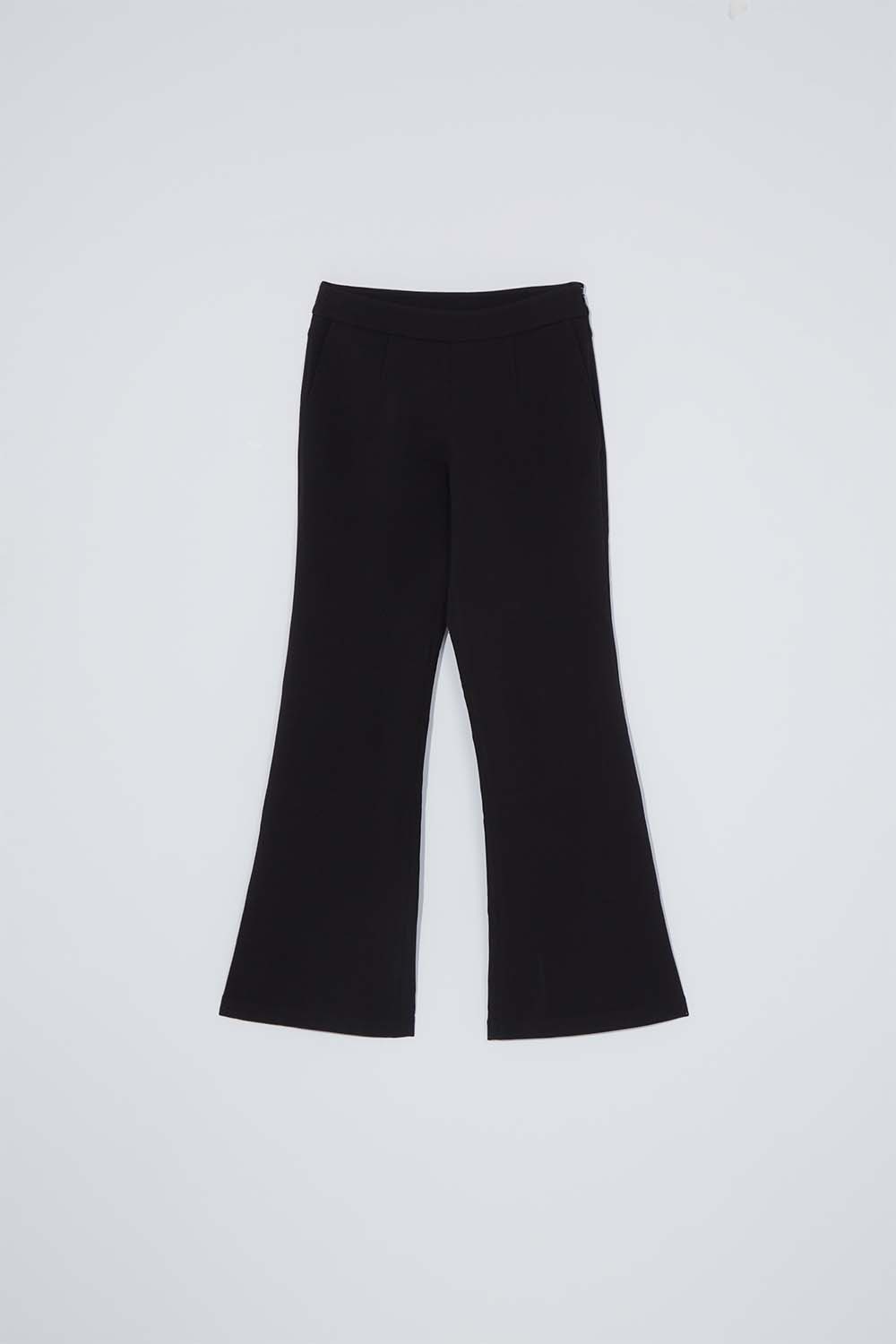 Semi flare pants(winter)_black