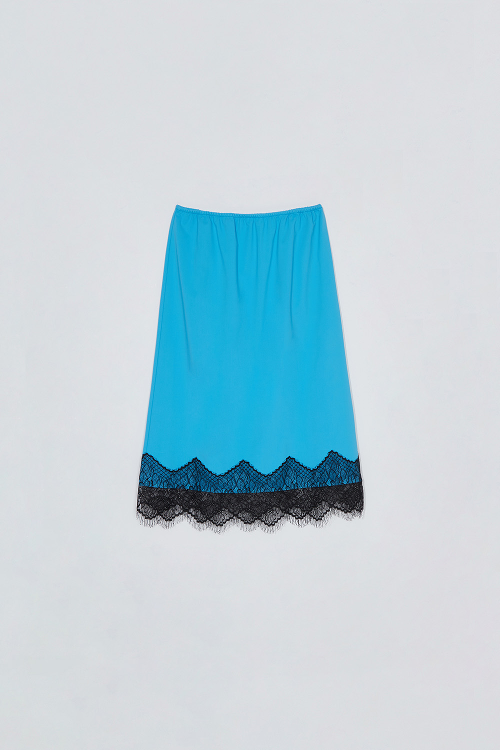 (베스트상품)Lace banding skirt_blue