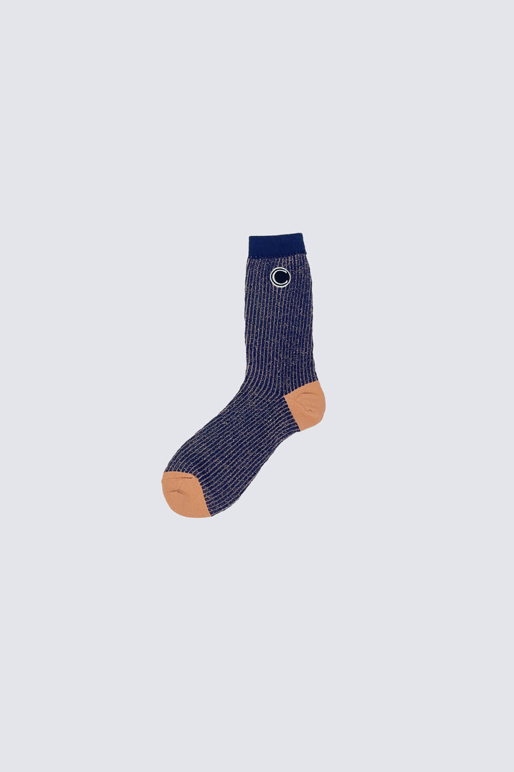 Twinkle stripe socks_navy