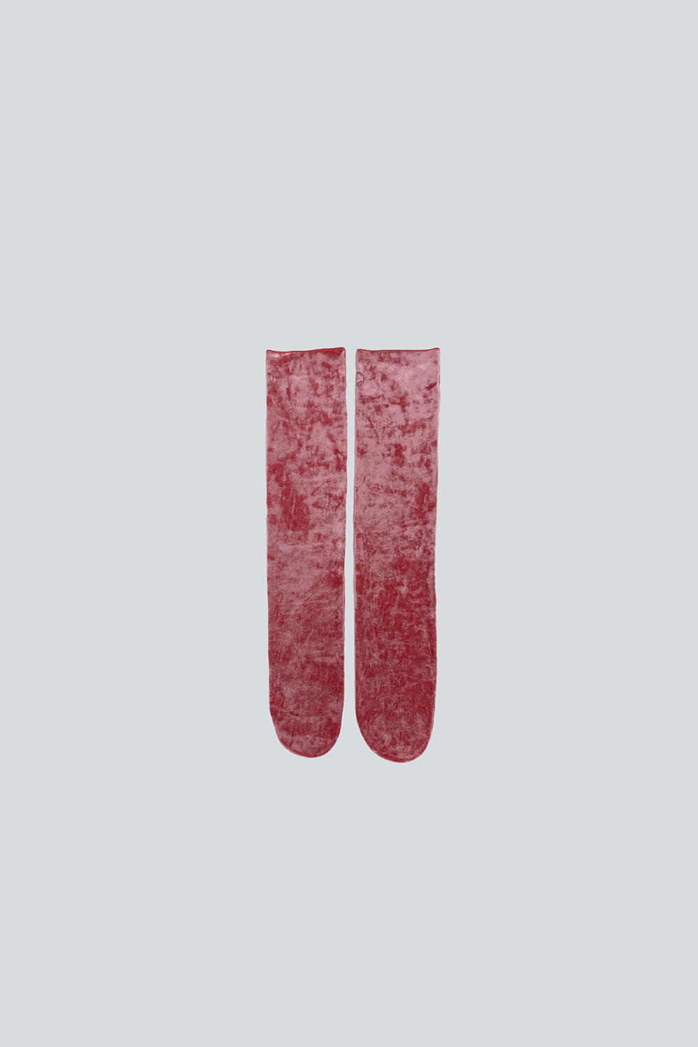 Velvet socks_pink