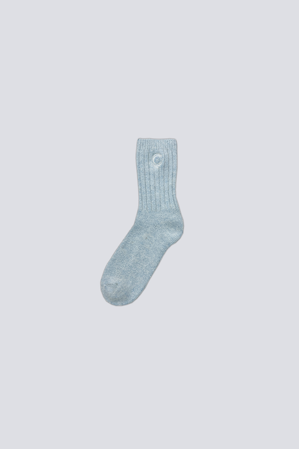 (Gift point product) Angora socks_light blue