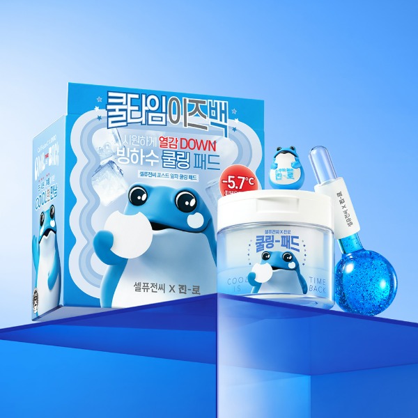 포스트 알파 쿨링 패드 - 시원한 빙하수 에센스를 머금은 한정판 콜라보 쿨링 패드 제품 이미지