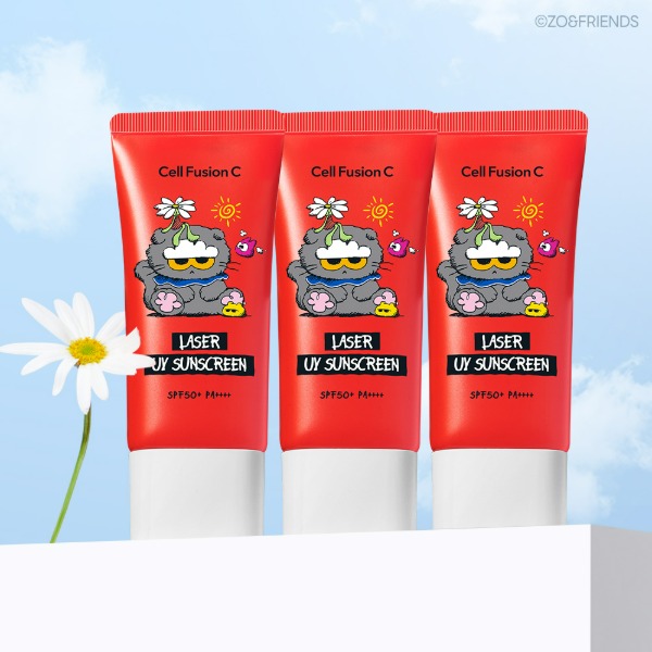 레이저 UV 썬스크린 - 자외선을 밀착 차단해주는 썬크림 제품 이미지