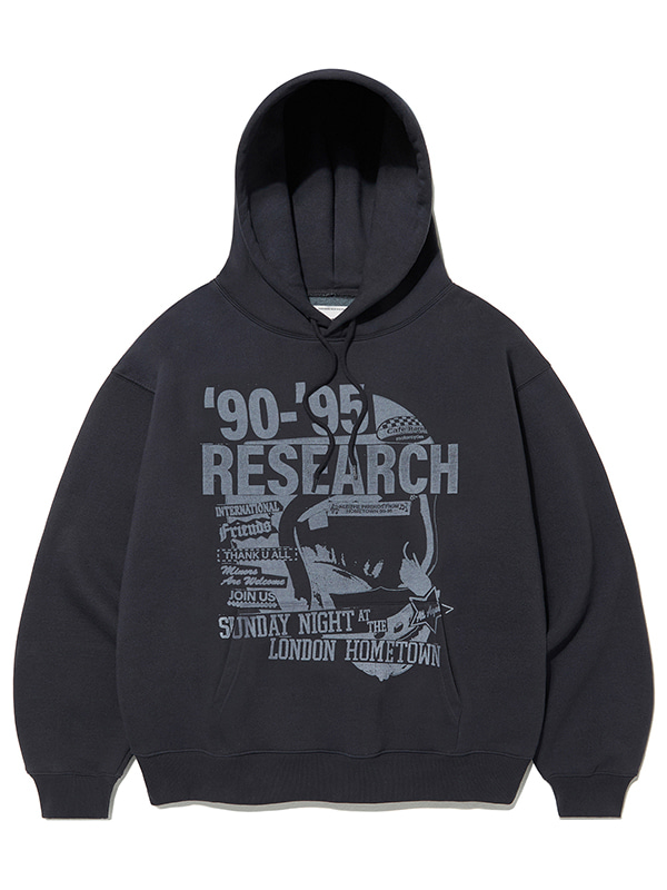 RESEARCH HOODIE [CHARCOAL]