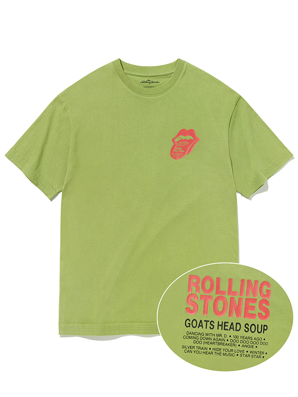 ROLLING STONES TEE [LIME]