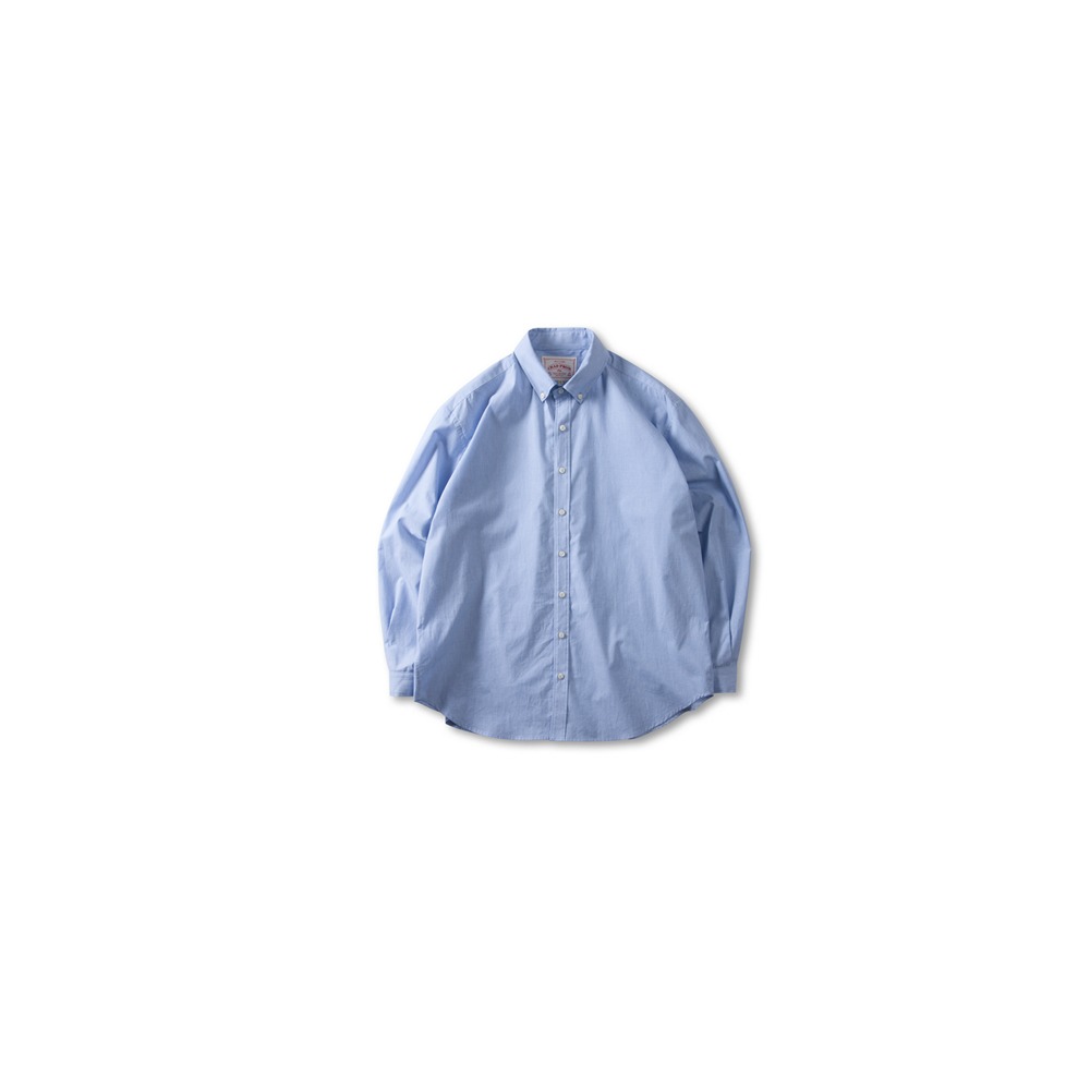 G B Overfit Shirt - (Skyblue Stripe)