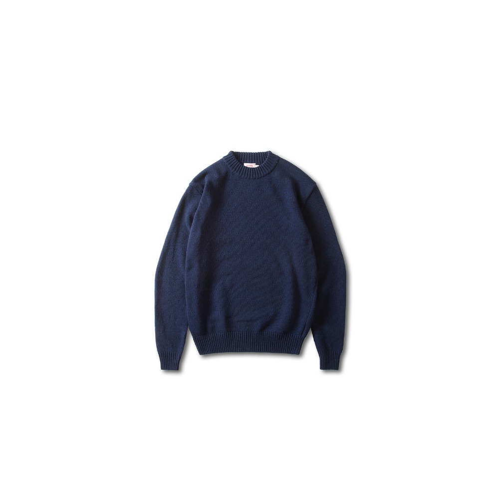 HIGH NECK sweater (Navy)