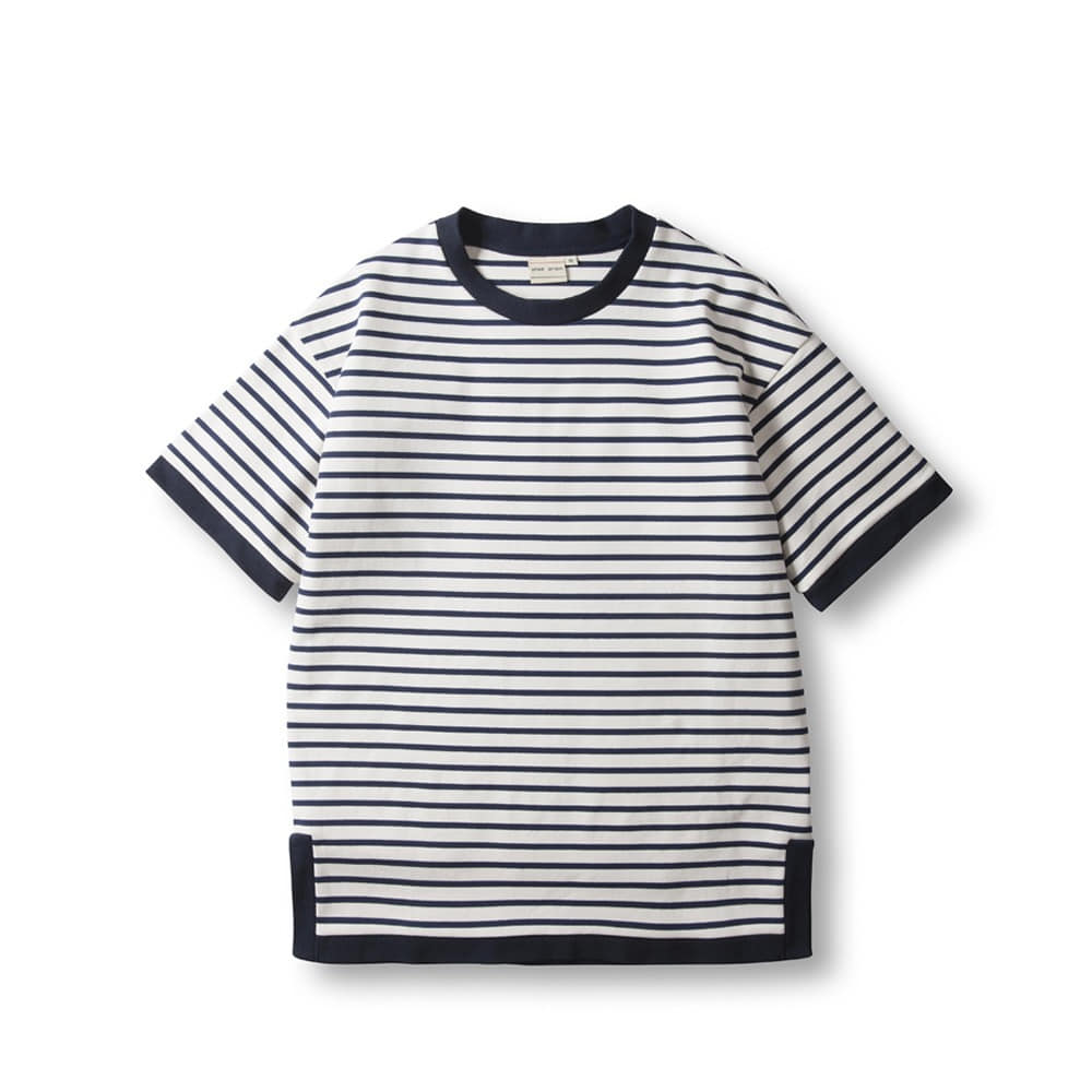 Marin Stripe T - Shirts - White Ver.1