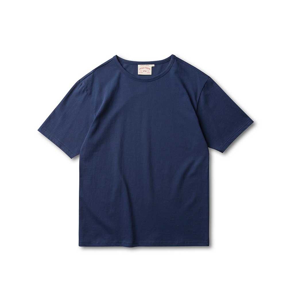 U-neck 1/2 T Shirts (Navy)