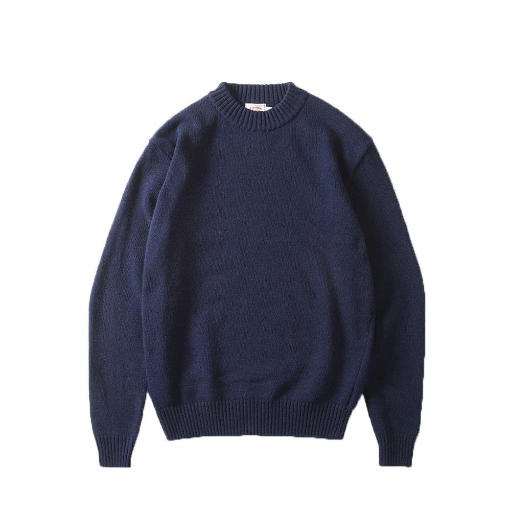 HIGH NECK sweater (Navy)