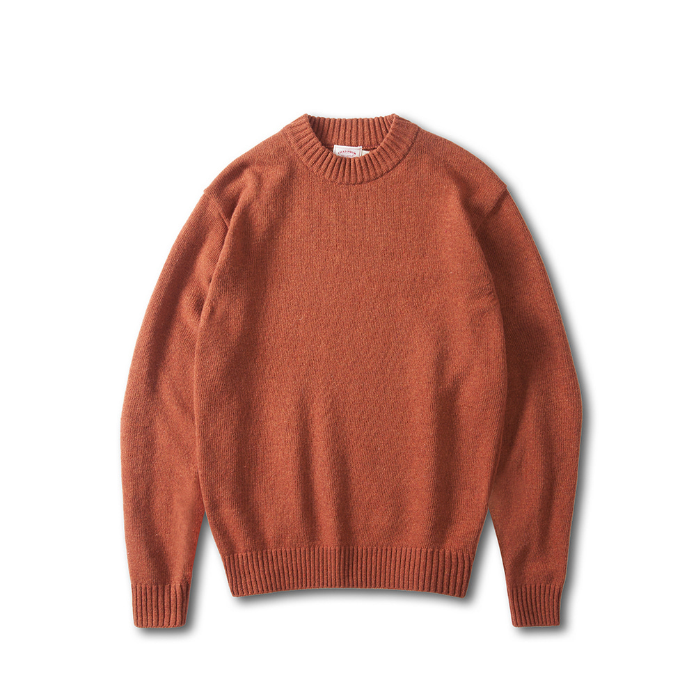 HIGH NECK sweater (Orange)