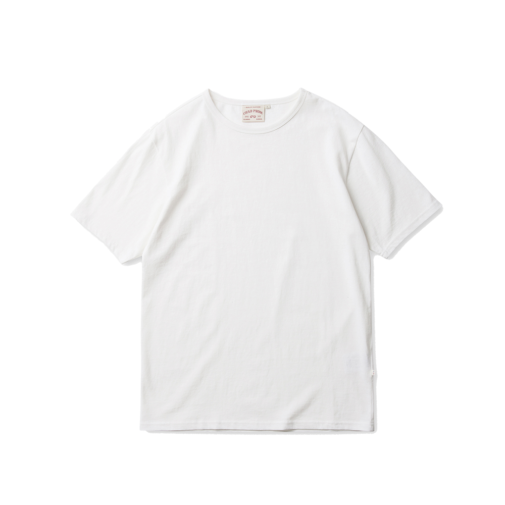 U-neck 1/2 T Shirts (White)