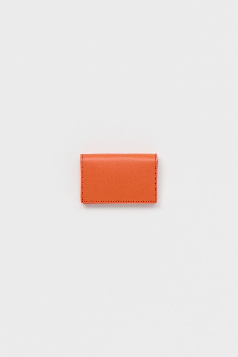 folded card case - orange