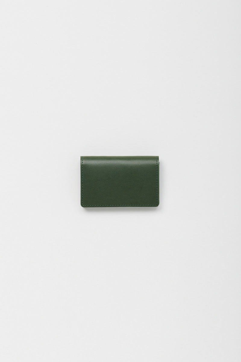 folded card case - green