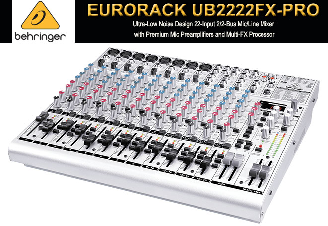 EURORACK UB2222FX PRO - Channel Online Shopping Mall