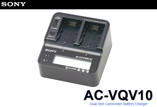 Chargeur Double Sony AC-VQV10 - Occasion Fonctionnel Pour Accus Sony