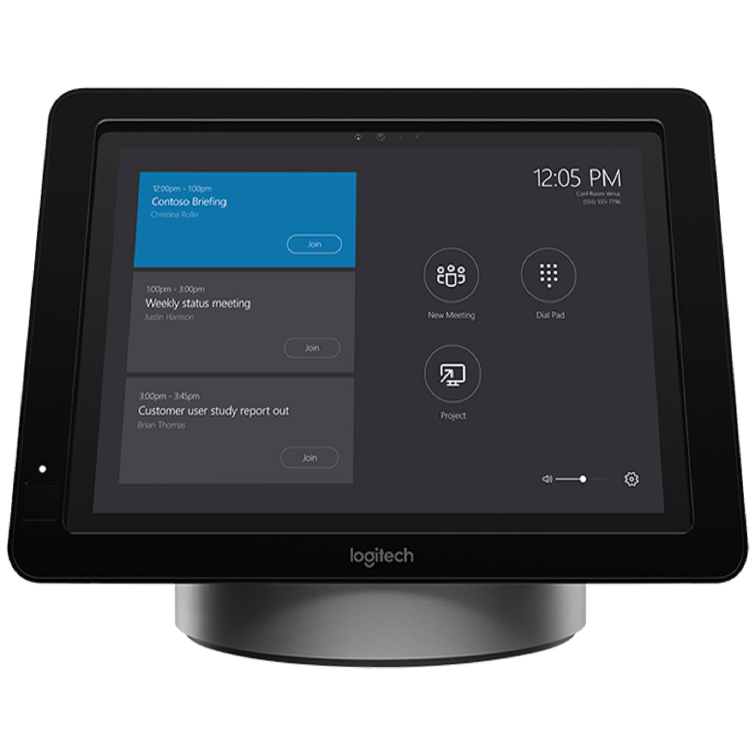 SMARTDOCK , Secure Meeting Room Console Designed for Microsoft Teams and Skype Room Systems , Logitech