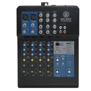 MXI 6FX , 6-channel Analog Mixer with Effects , Topp Pro