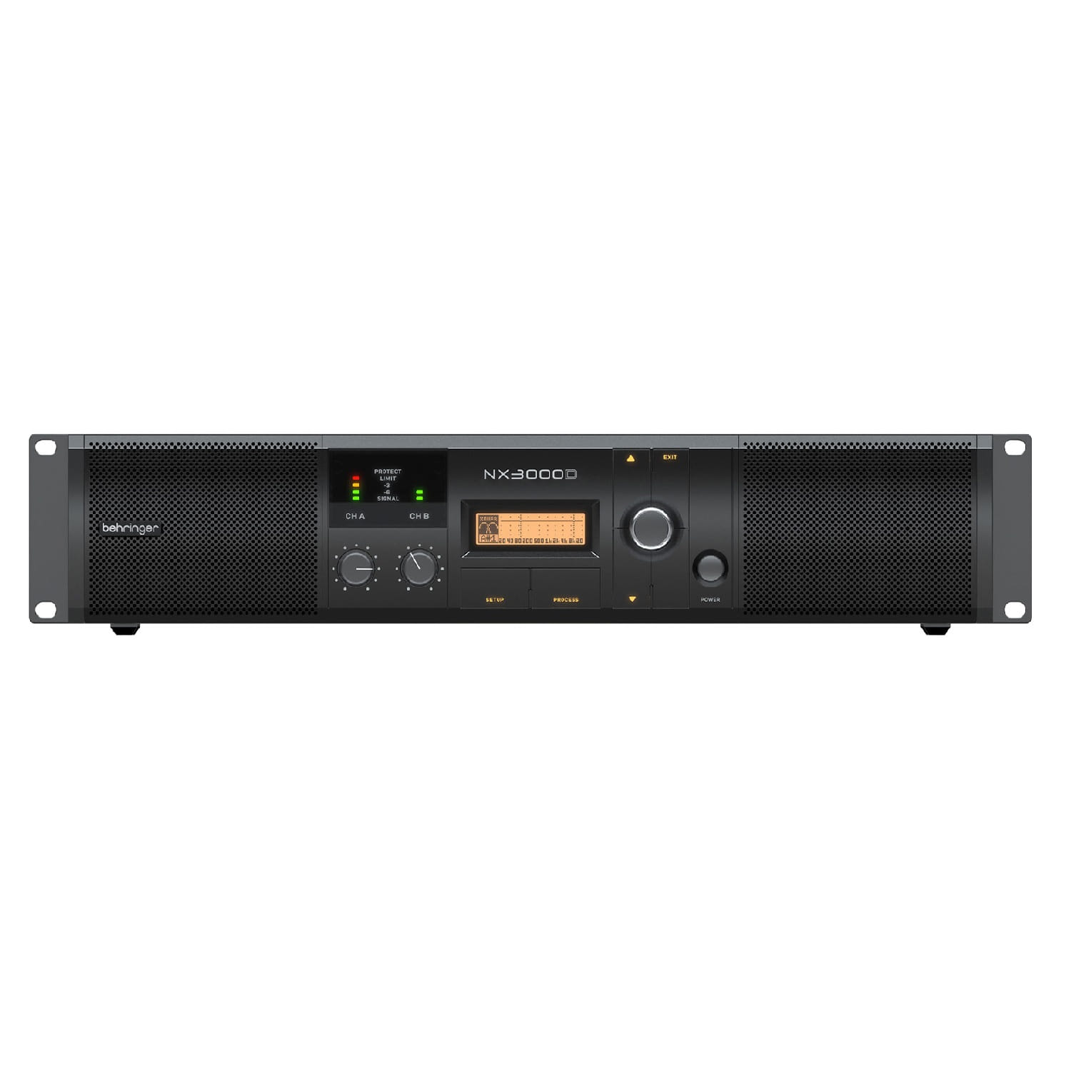 Behringer ,  NX3000D , Ultra-Lightweight Class-D Power Amplifier with DSP (440W/Channel at 8 Ohms)
