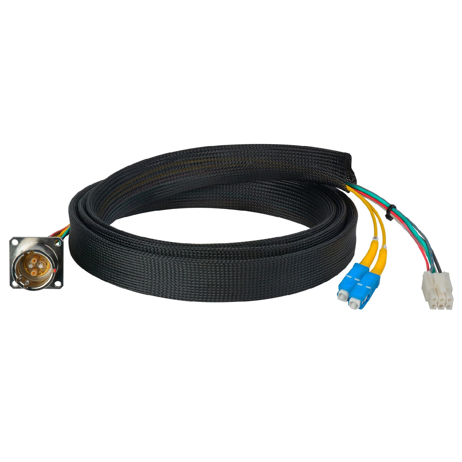 FCS015A MR , Hybrid Fiber Optic Receptacle Breakout Cable , Canare